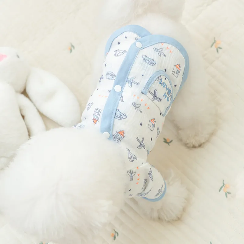 Pet Summer V-neck Decorated Sleepwear
