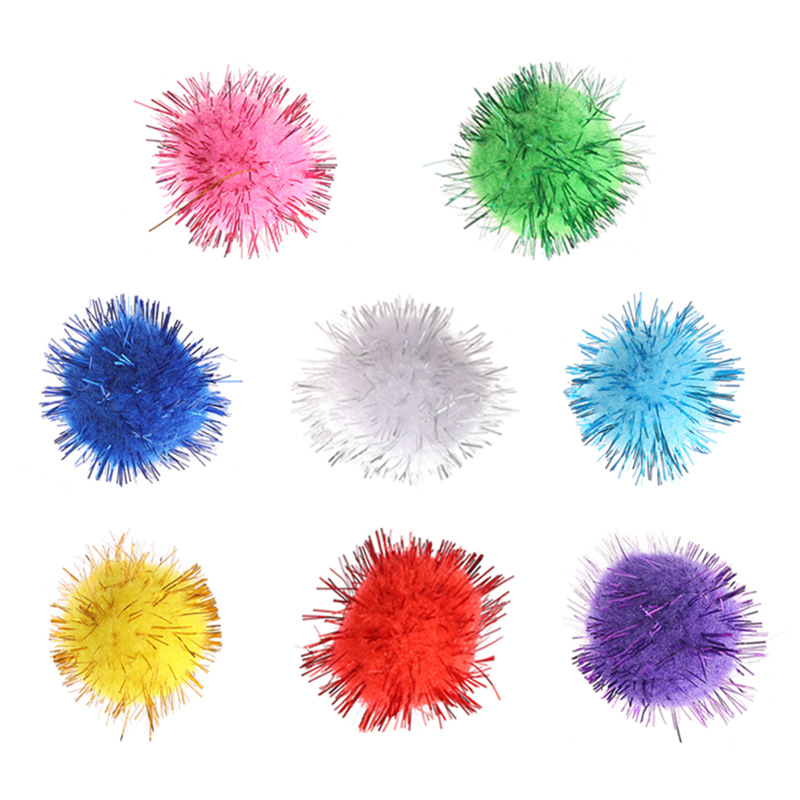 Colorful Silent Cat Toy Interactive Ball