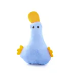 Cat Plush Duck Toy with Mint Crinkle Paper
