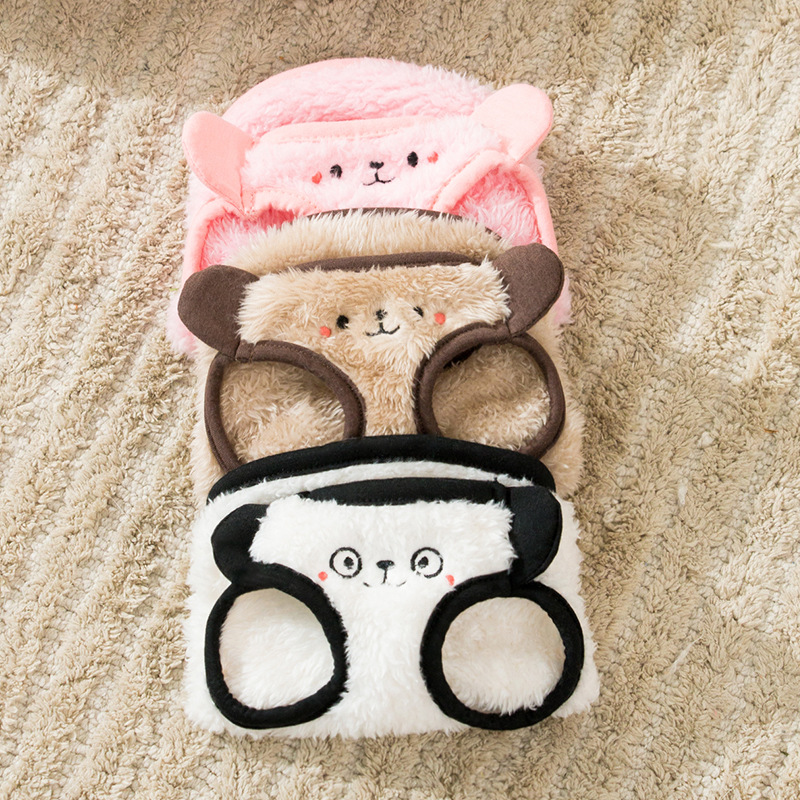 Autumn Warm Cartoon Fluffy Pet Vest