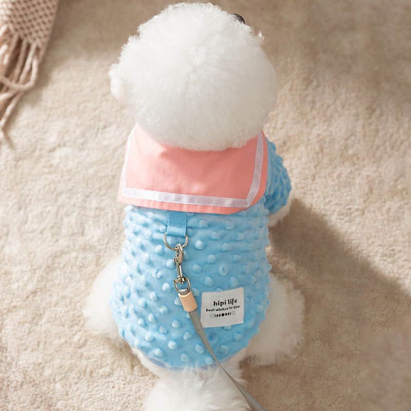 Winter Pet Clothes with Padded Fur Lapel