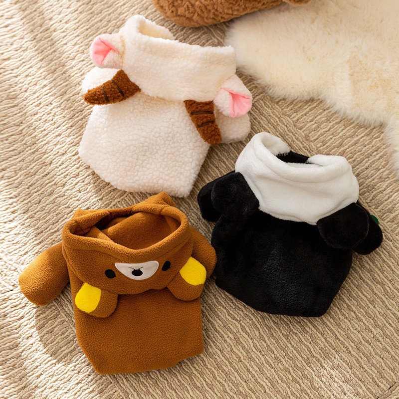 Furry Animal themed Cat Winter Coats