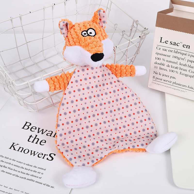 Furry Plush Dog Chew Toys