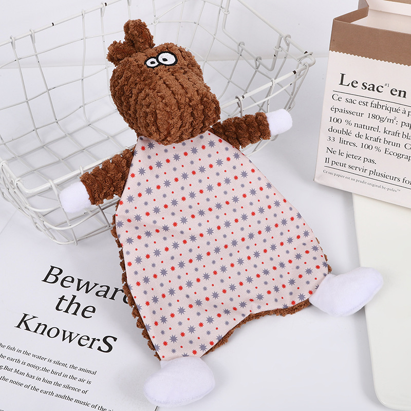 Furry Plush Dog Chew Toys