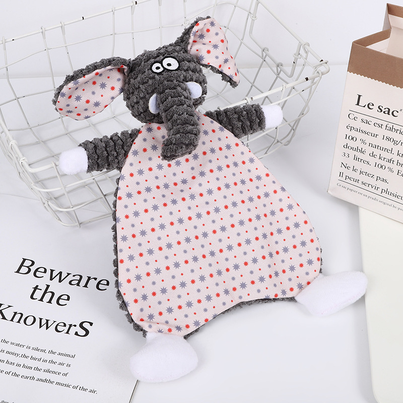 Furry Plush Dog Chew Toys