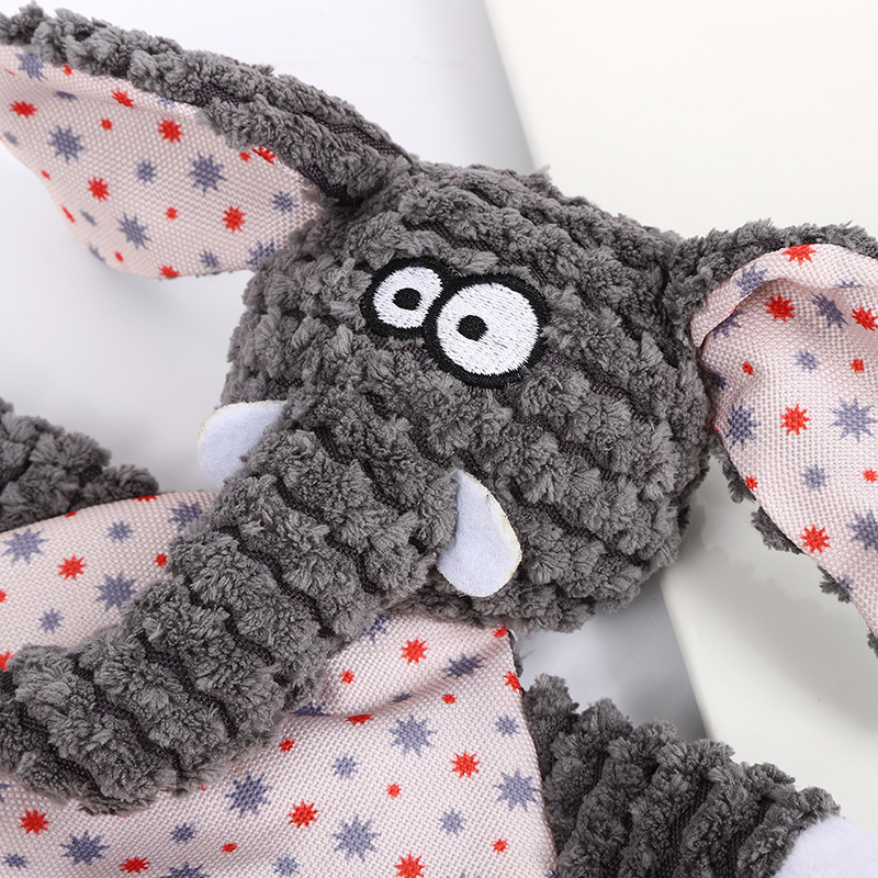 Furry Plush Dog Chew Toys