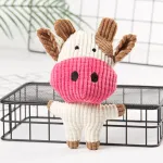 Dog Chew Toys Plush Farm Animals