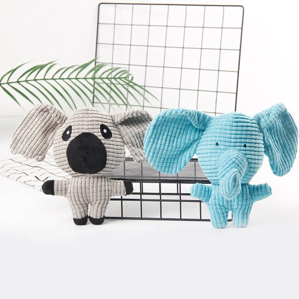 Dog Chew Toys Plush Farm Animals