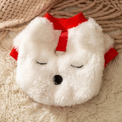 Cute Bear Fleece Pet Winter Warmer 02