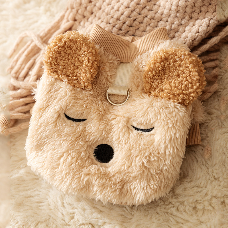 Cute Bear Fleece Pet Winter Warmer