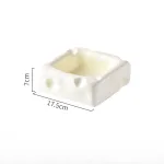 Cute Ceramic Cheese shaped Pet Bowl