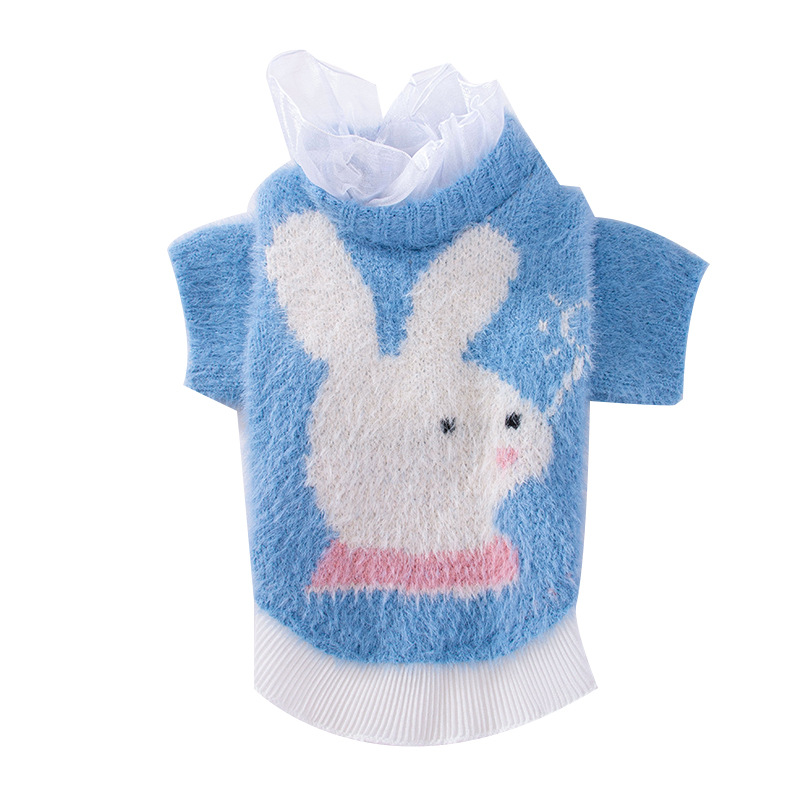 Faux Mink Pet Warm Two legged Clothing