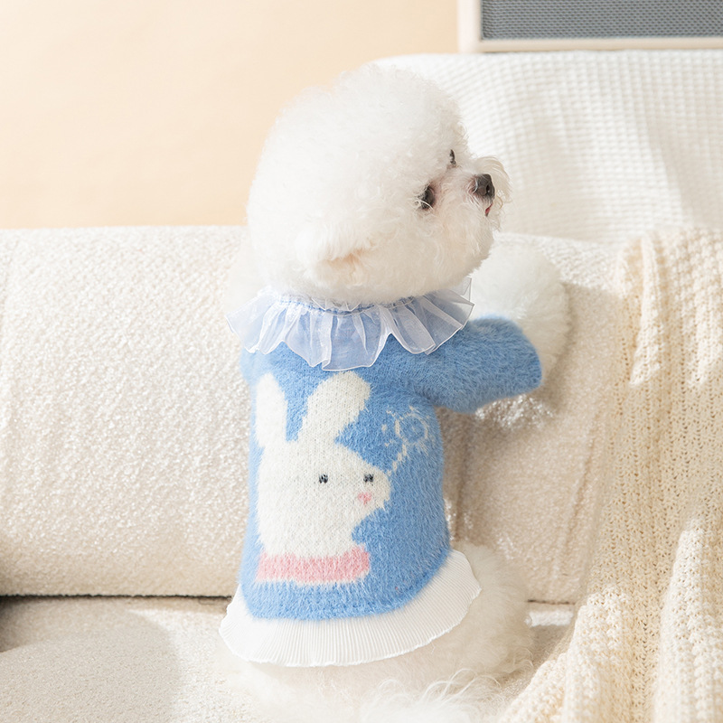 Faux Mink Pet Warm Two legged Clothing