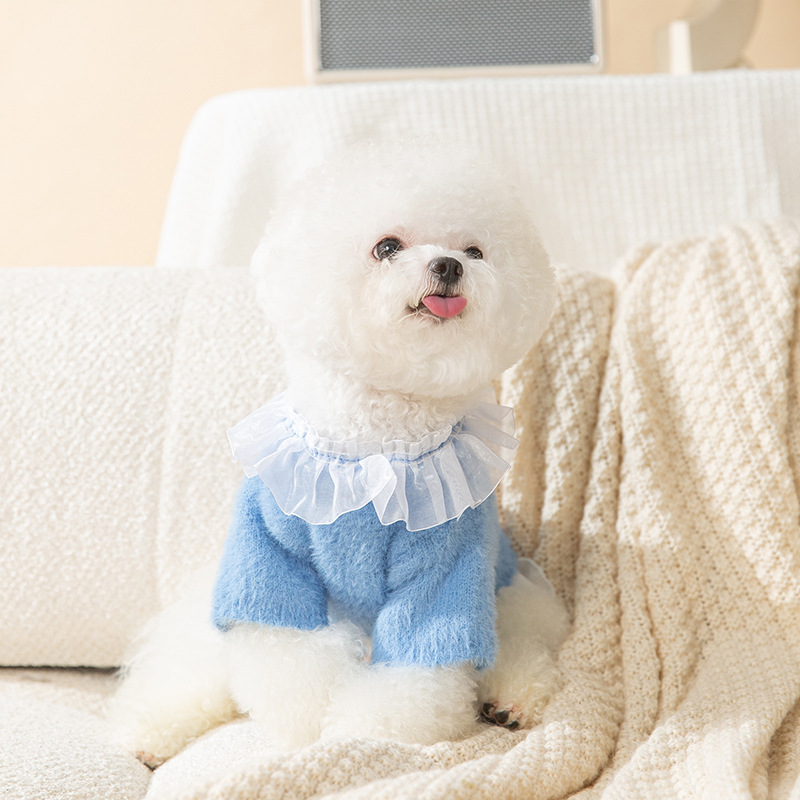 Faux Mink Pet Warm Two legged Clothing