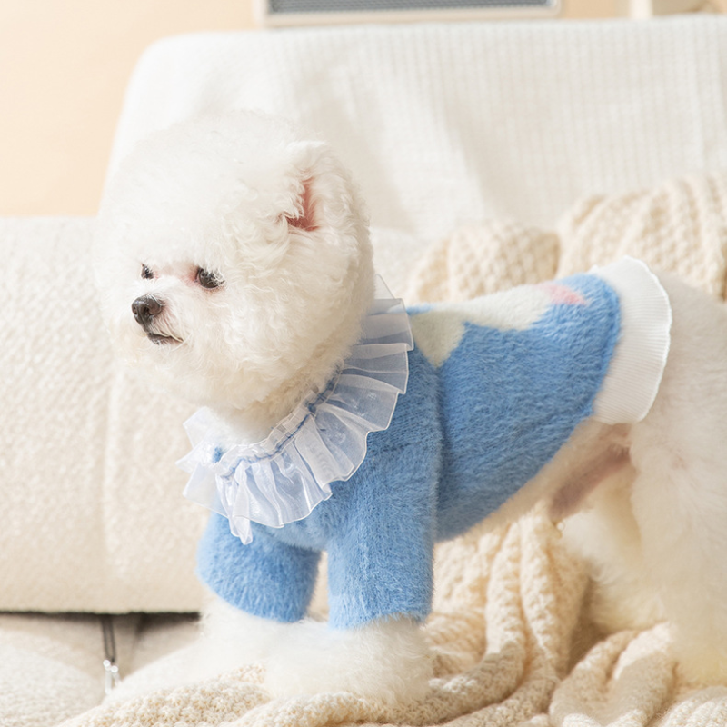 Faux Mink Pet Warm Two legged Clothing