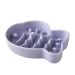 Slow eating Fish shaped Pet Bowl
