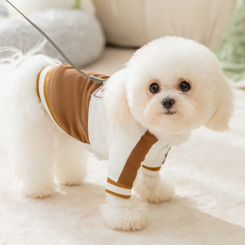 Warm Bear style Baseball Pet Leash Garment