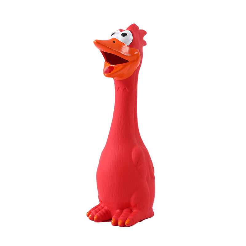 Cartoon Duck Squeaky Rubber Toy