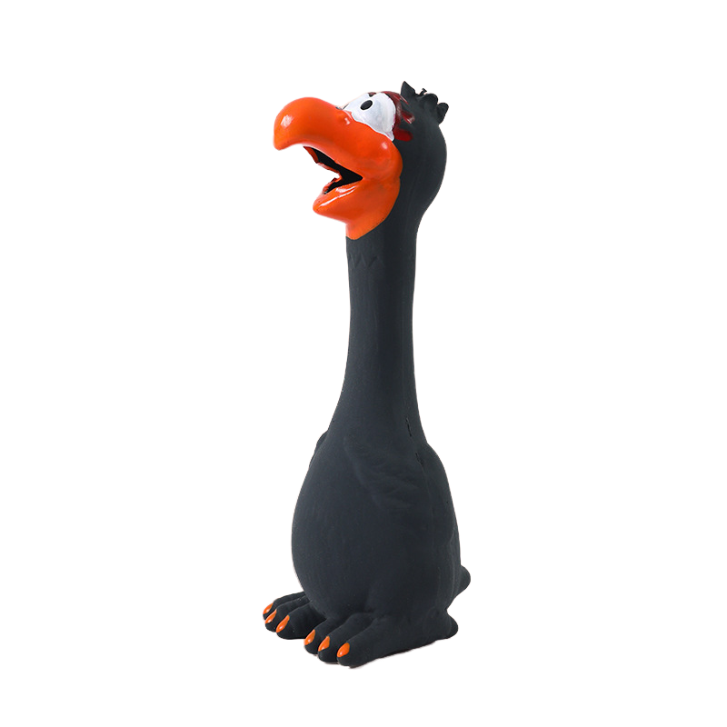Cartoon Duck Squeaky Rubber Toy