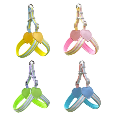 Pet Adjustable Chest Harness Leash Set 01