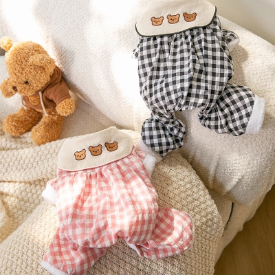 Cat Winter Warm Four legged Bear Coat 01