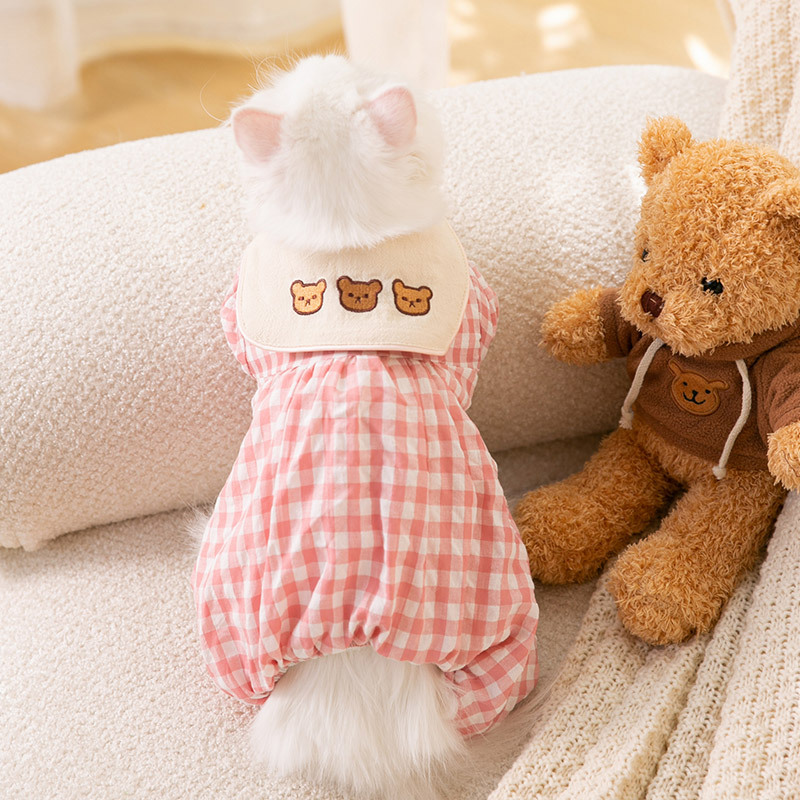Cat Winter Warm Four legged Bear Coat