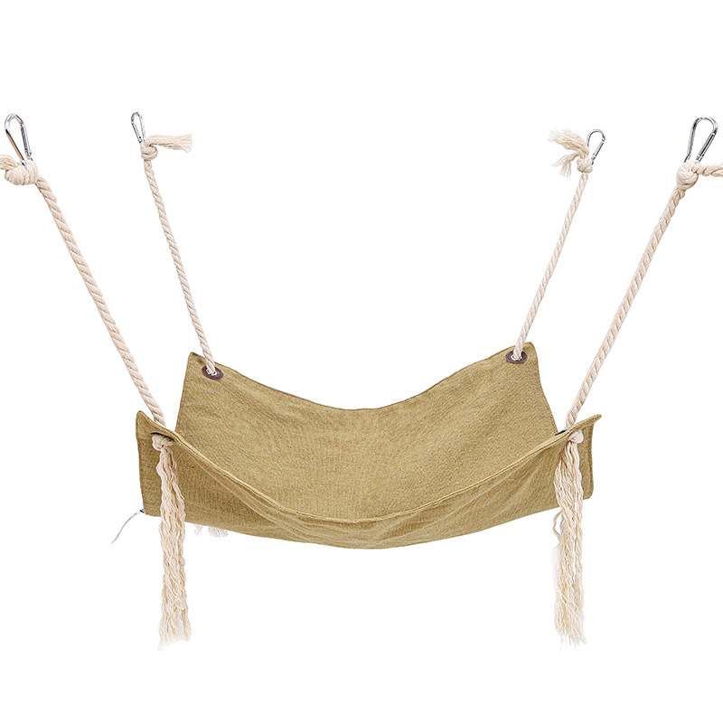 Breathable Cotton Hemp Cat Hammock
