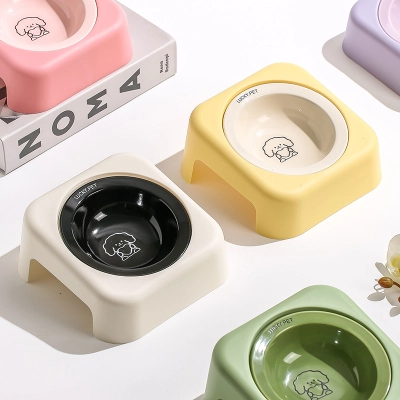 Cute Cartoon UFO Pet Bowl 02