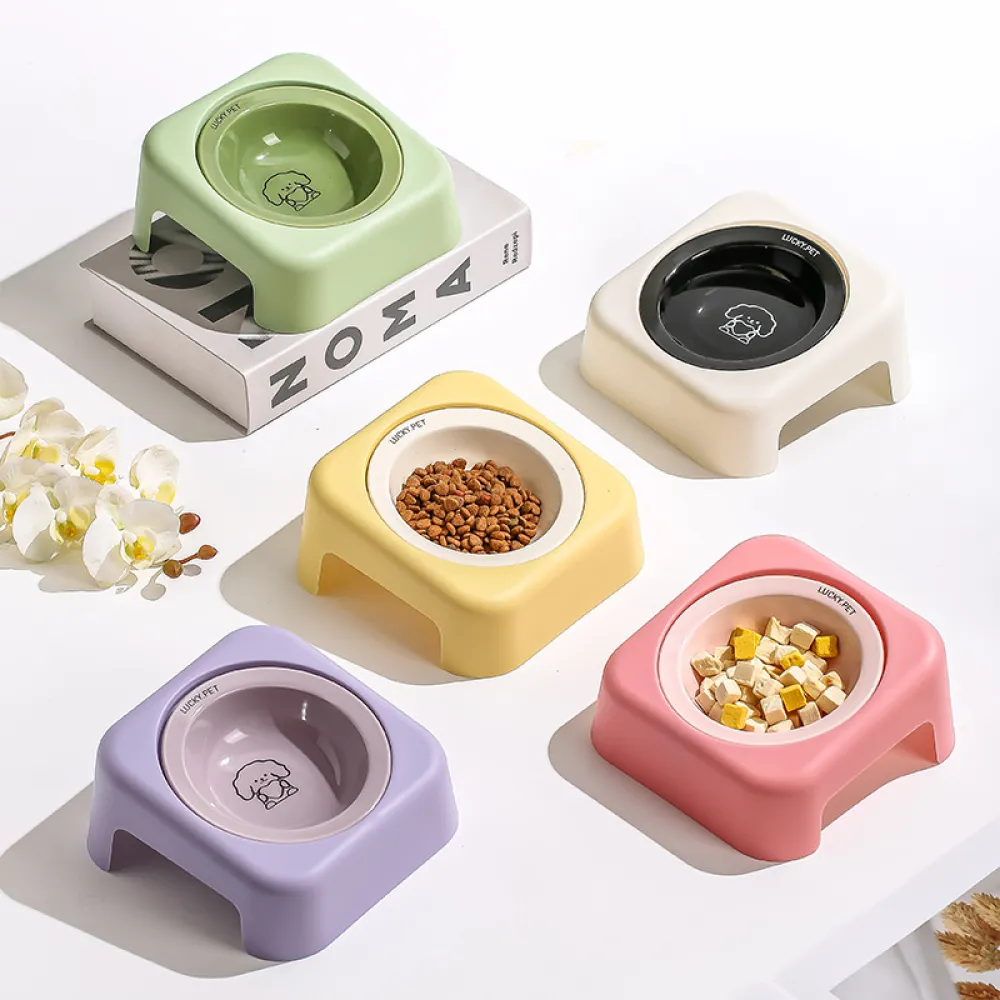 Cute Cartoon UFO Pet Bowl