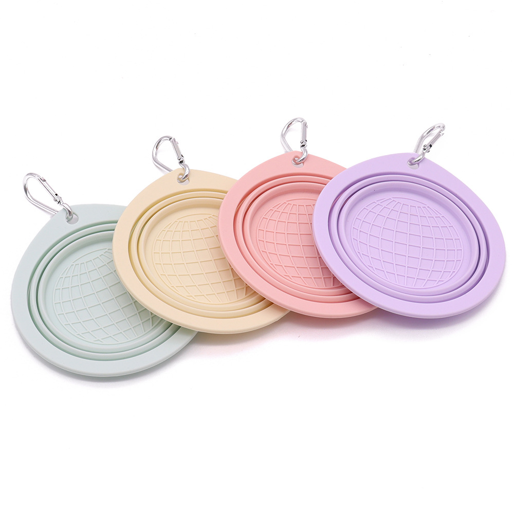 Collapsible Pet Bowl Portable Hard framed