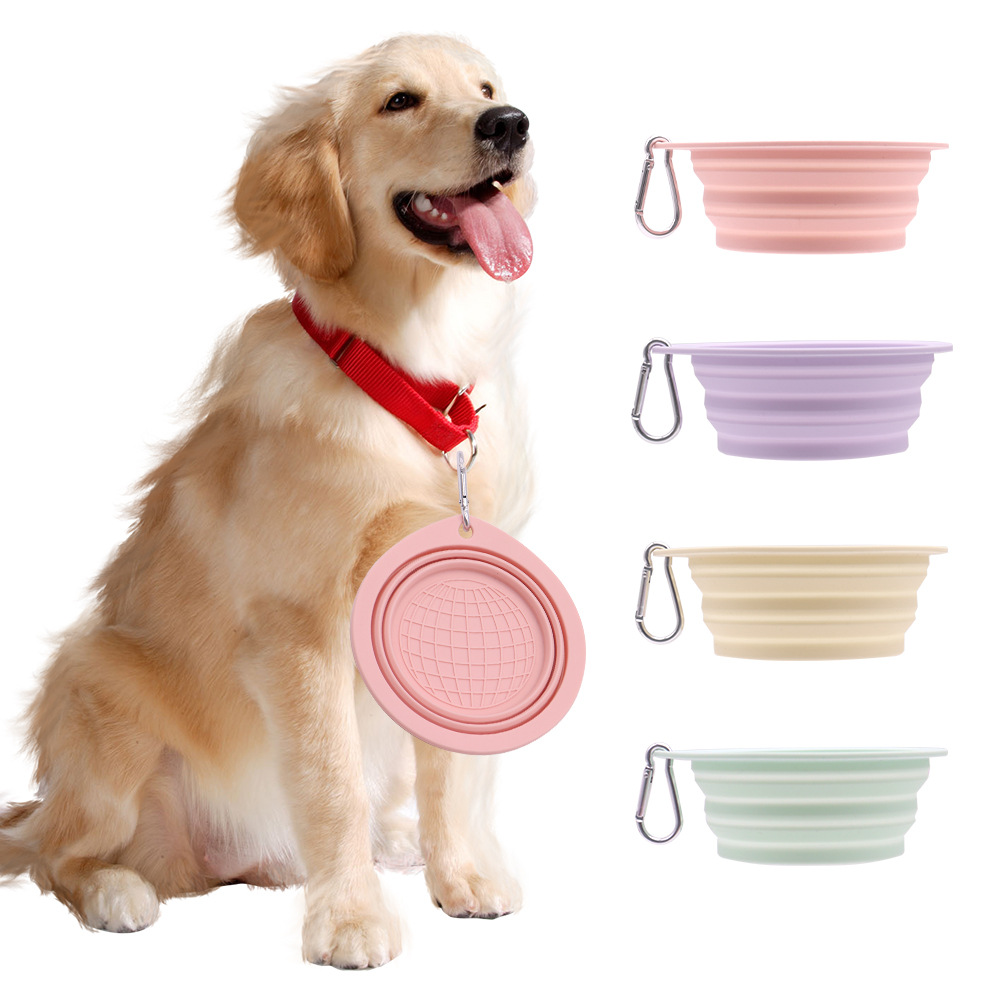 Collapsible Pet Bowl Portable Hard framed