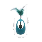 Self-entertaining Feather Cat Wand Toy for Cats