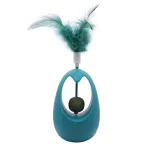 Self-entertaining Feather Cat Wand Toy for Cats