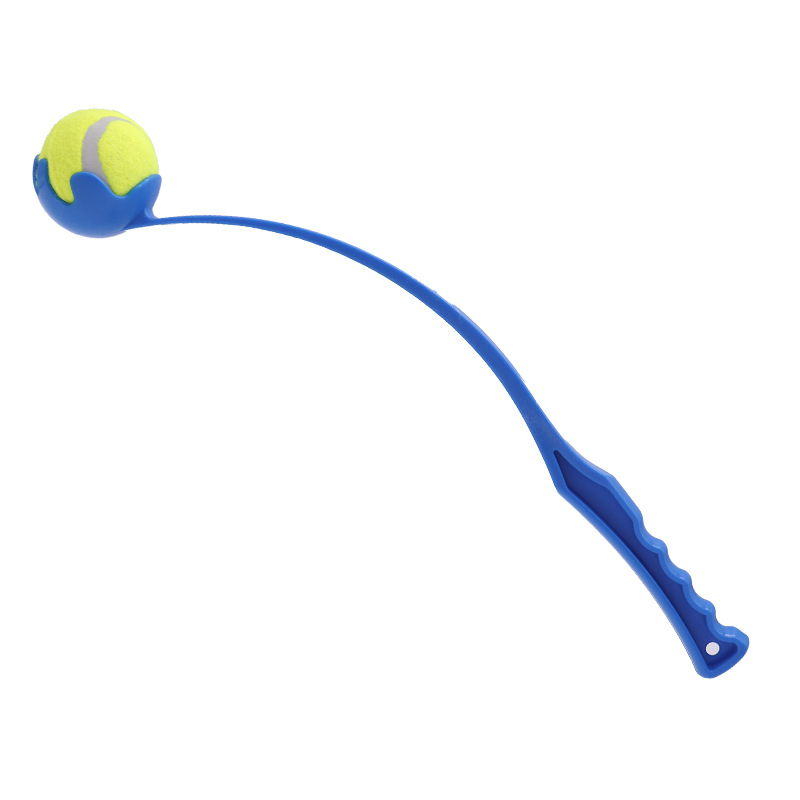 Curved Dog Ball Throwing Rod Trainer