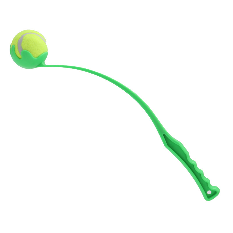 Curved Dog Ball Throwing Rod Trainer