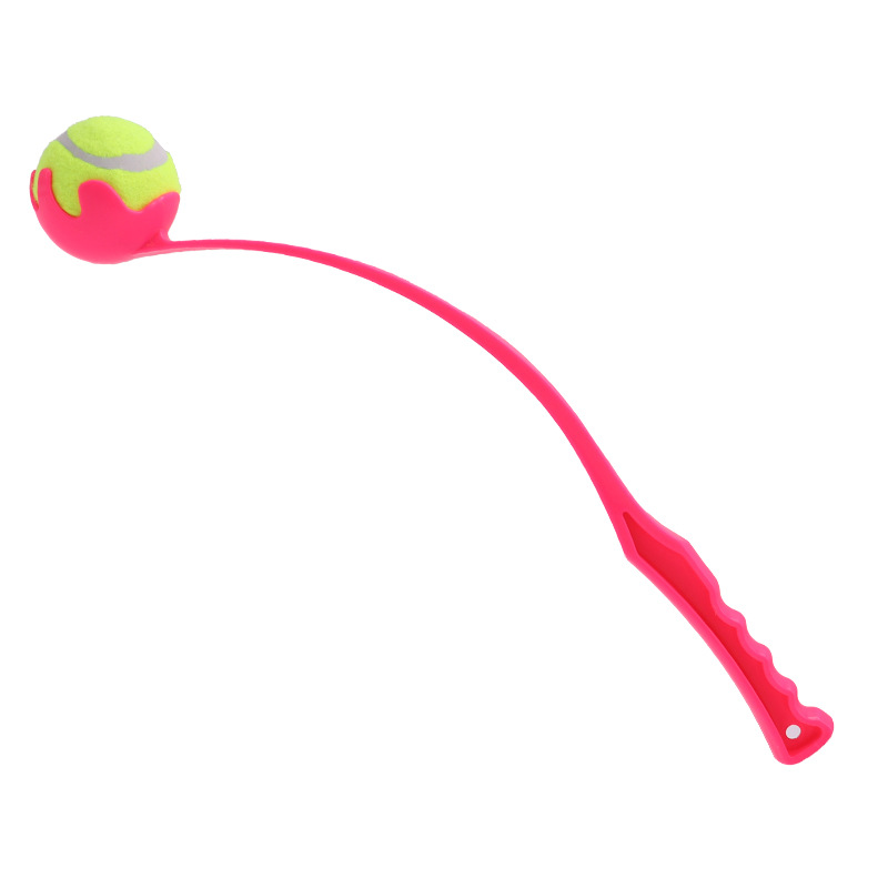 Curved Dog Ball Throwing Rod Trainer