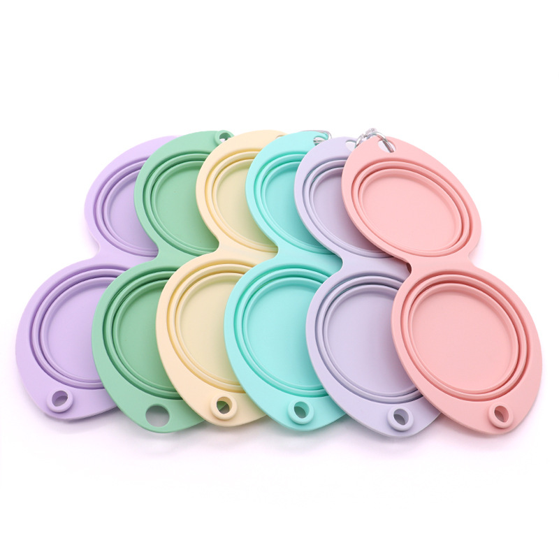 Pet Silicone Foldable Double Bowl