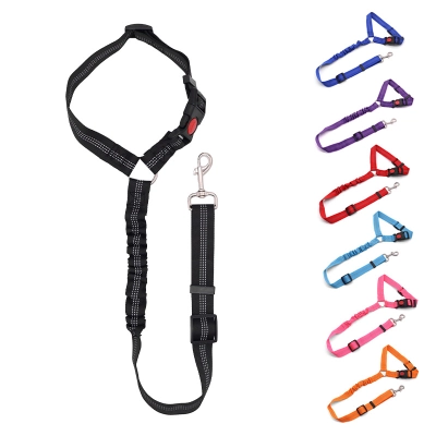 Pet Car Rear Seat Traction Rope 01