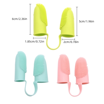 Silicone Pet Finger Toothbrush 01
