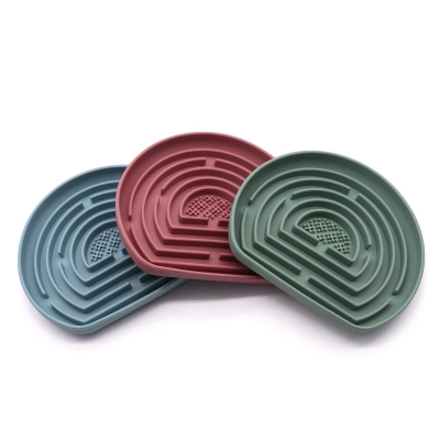 Pet Slow eating Antichoking Silicone Bowls 01