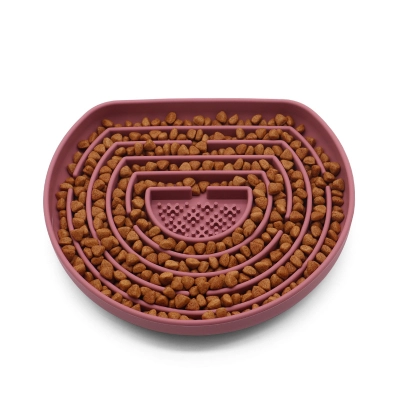 Pet Slow eating Antichoking Silicone Bowls 02