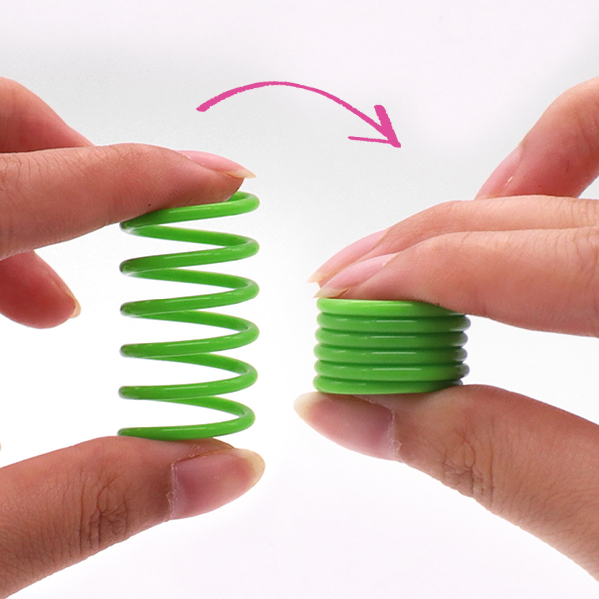 Colorful Spring Cat Toy