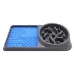 Dual-purpose Pet Slow eating Licking Plate