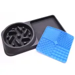 Dual-purpose Pet Slow eating Licking Plate