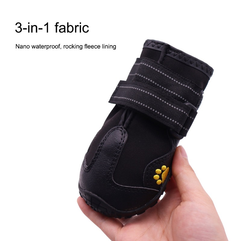Winter Warm Fleece Dog Boots