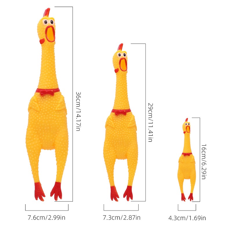 Fun Squeaky Chicken Dog Sound Toy