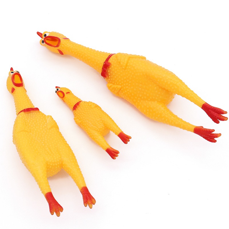 Fun Squeaky Chicken Dog Sound Toy