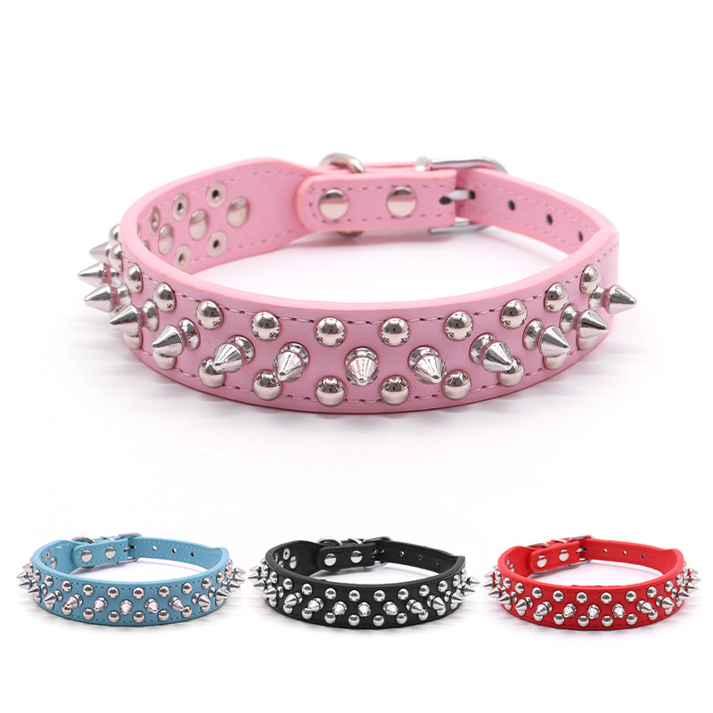 Spiked Dog Collar Antibite and Antiwriggle