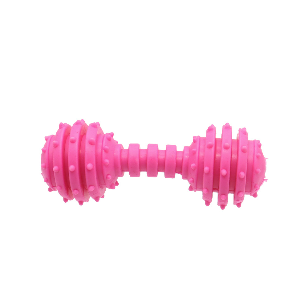 Dog Sound Making Rubber Chew Toy