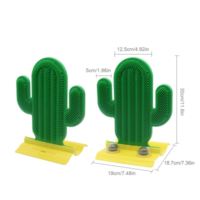 Cactus shaped Cat Scratch and Massage Tool 02